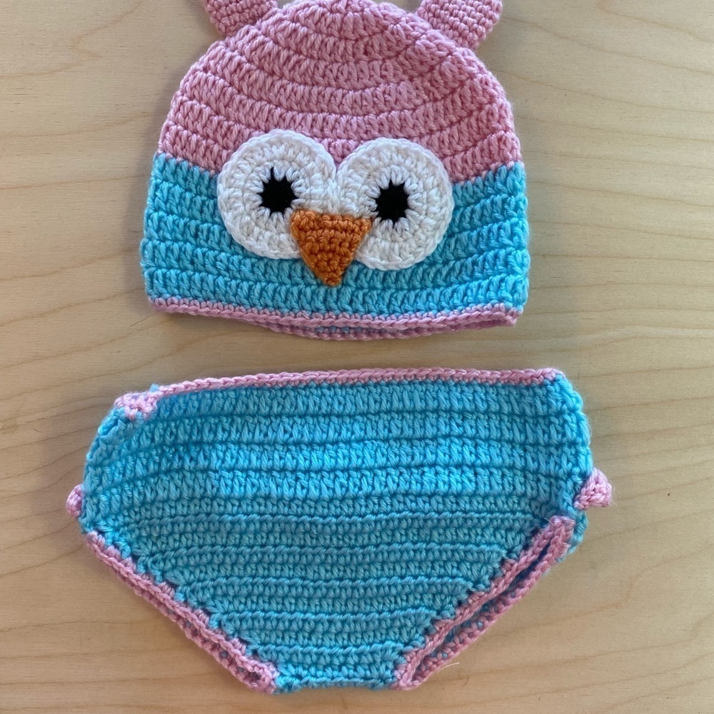 Hand Crafted Crochet Baby Set (AC)